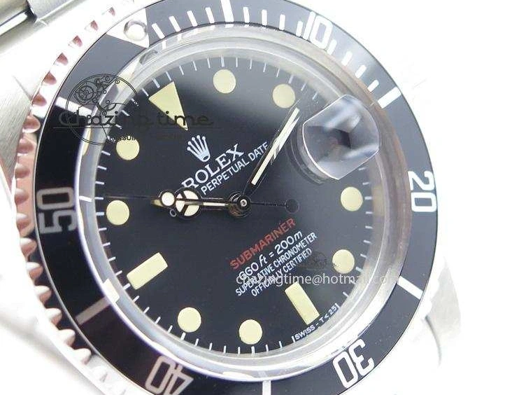 MiroTime 0402 SoftTouch Vintage 1680 JKF Best Edition Red Submariner On Bracelet A 3982